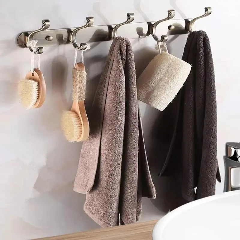 

Antique Bathroom Robe Hook Wall Mounted Towel Hooks Kitchen Towel Hook Stainless Steel Key Hat Bag Hanger Holder Clothes Hook