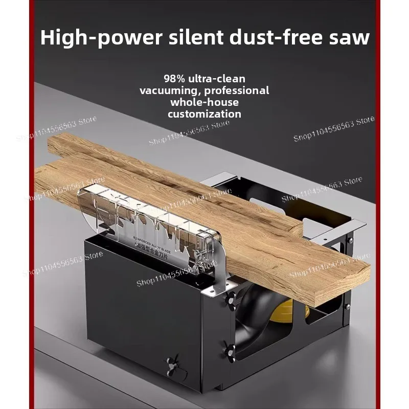Home Workshop & DIY Woodworking Table Saw – Small High-Power Precision Dust-Free Integrated Push Saw for Daily Cutting