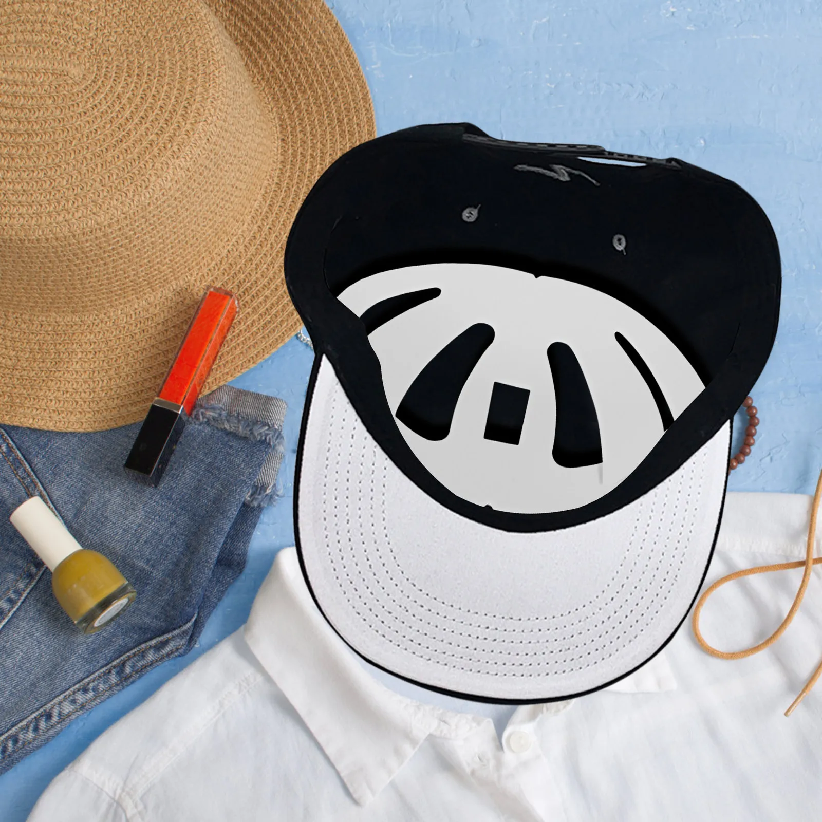 50Pcs Cardboard Hat Shaper Inserts White Cap Crown Support for Baseball Hats Sports Caps Reusable Hat Maintainer