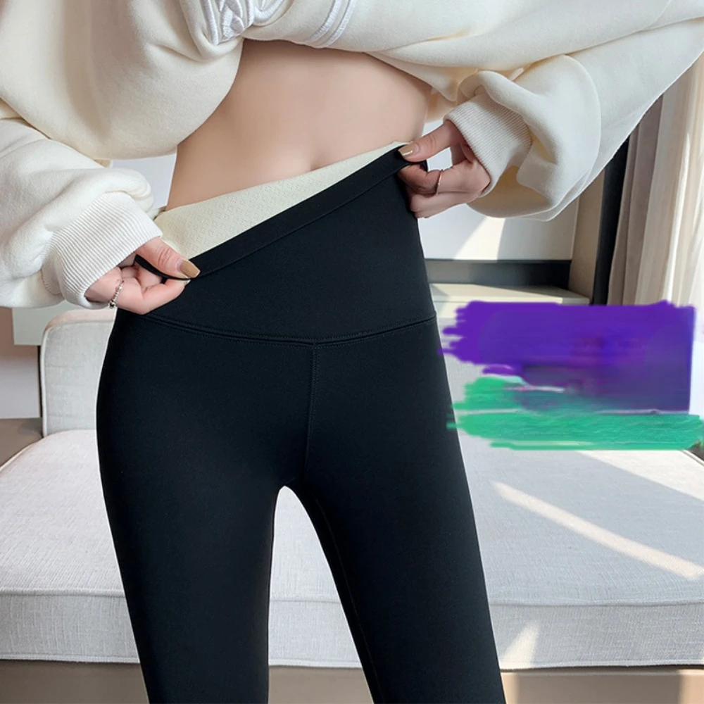 Leggings esportivos super sexy para mulheres, cintura alta, calças longas de ioga, calças justas de ginástica fitness, calças de corrida sólidas, controle de barriga