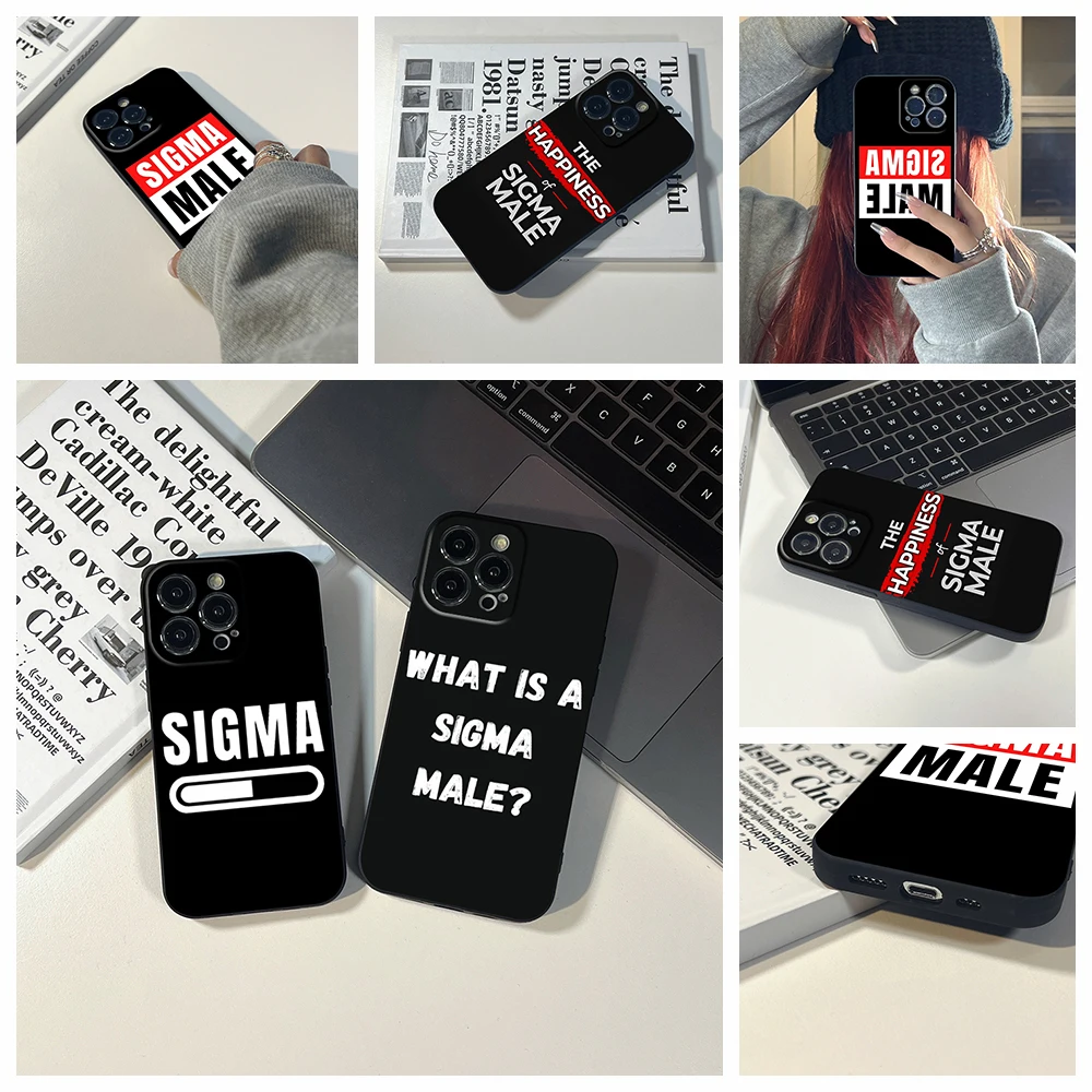 For IPhone 14 PRO Sigma Male Phone Case for IPhone 13 Mini 11 12 Pro XR XS MAX 8 X 7 Se 8p14 Plus 13 Pro Cool Man Covers