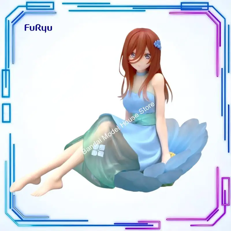 In Stock Genuine FuRyu Gotoubun No Hanayome Nakano Miku Bloo-me Kawaii Anime Figure Garage Kit Anime Cartoon Model Decoration