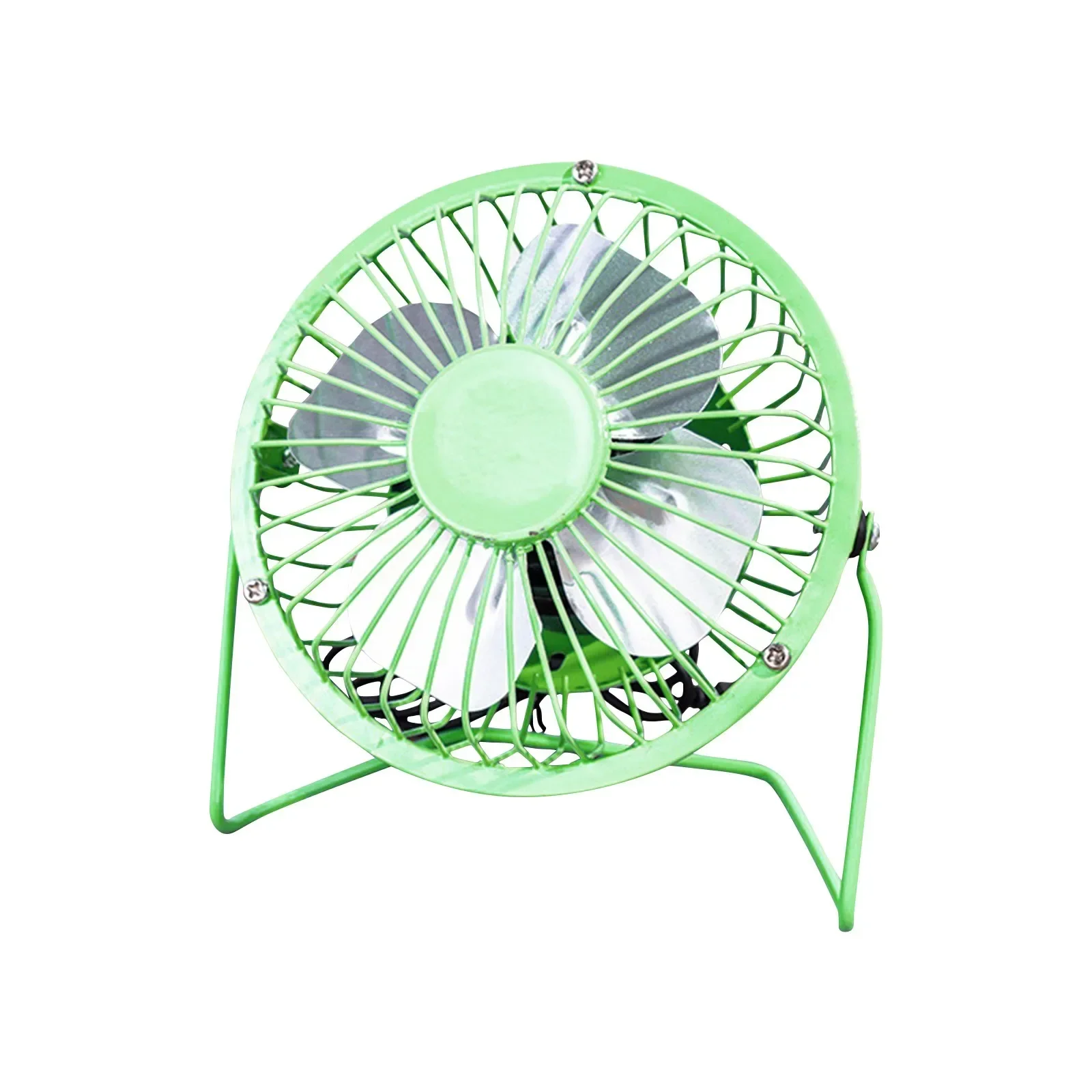 Portátil e conveniente 4 polegadas 6 polegadas 8 polegadas USB Mini Ventilador Ferro Arte Pequeno Ventilador Computador de Escritório Ventilador Elétrico