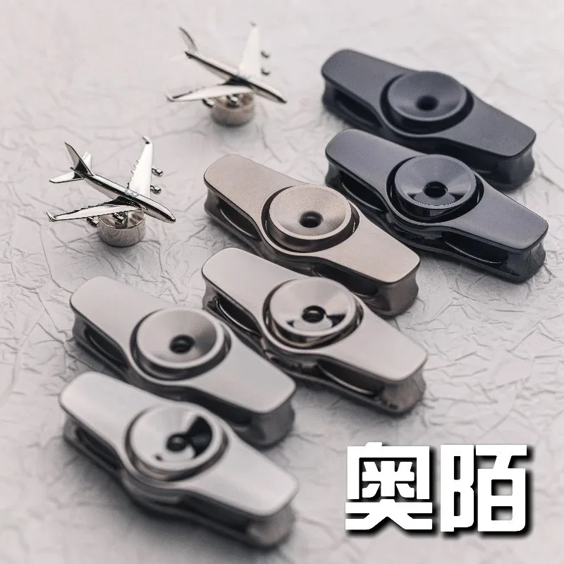 OumuaEDC Hollow Ergonomic Mechanical Metal Two-page Fingertip Gyroscope Decompression Toy