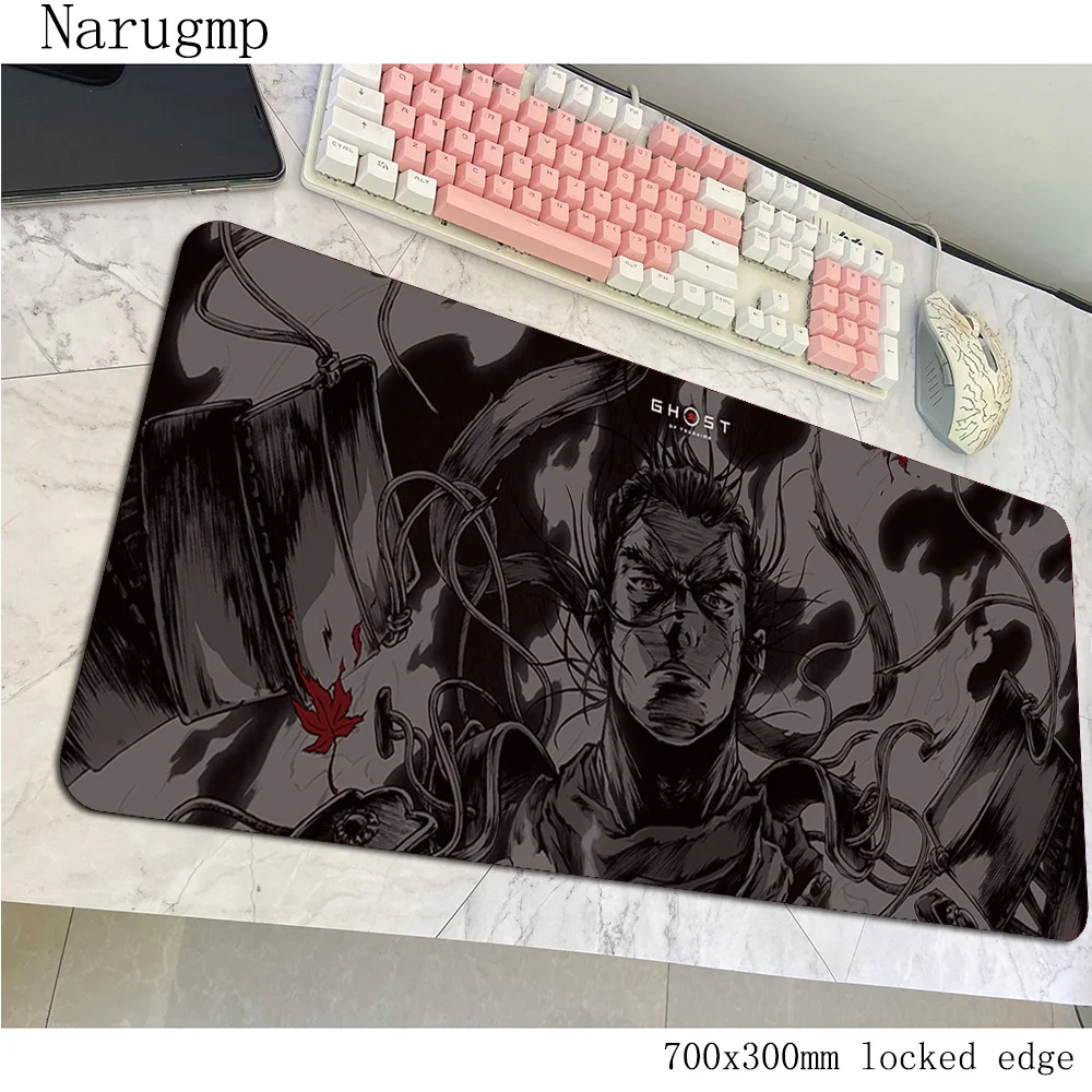 fantasma-de-tsushima-mouse-pad-gaming-xl-casa-novo-hd-impresso-mousepad-xxl-teclado-antiderrapante-escritorio-tapete-portatil-ratos-almofada