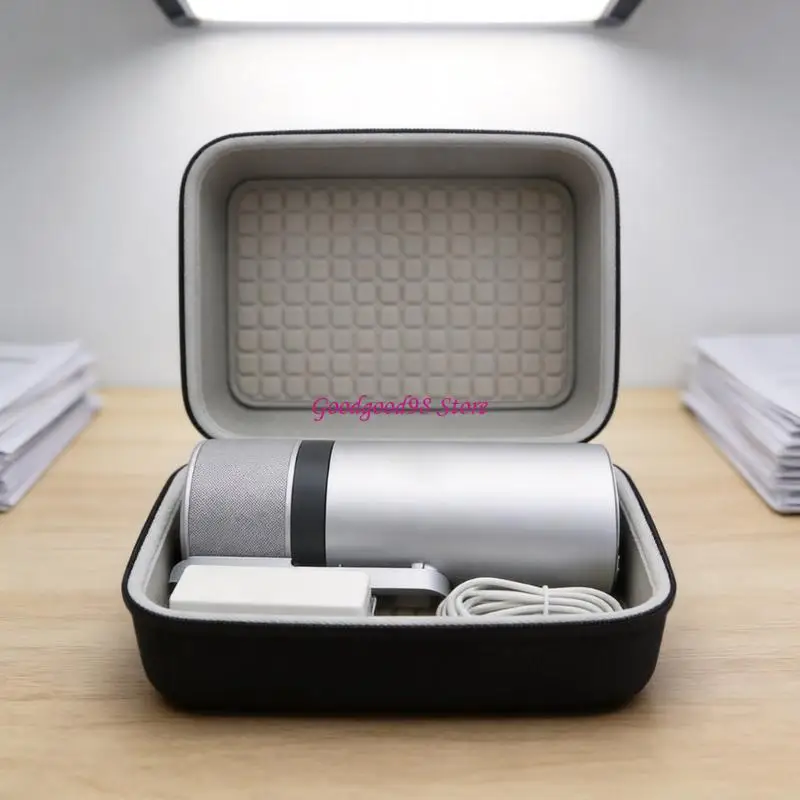 Hard Shell Projector Case for CP300, Protective EVA Travel Organizers With Padded Interior, Accessory Divider, and Portable