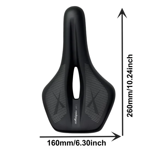 Imagen 2 del producto Asiento de bicicleta para hombres y mujeres, sillín de bicicleta cómodo diseño ergonómico cojín de asiento de bicicleta para MTB y la mayoría de las bicicletas