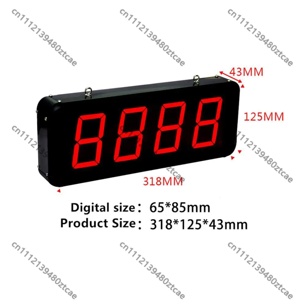 New DC12V Foot Pedal Counter Large Screen Digital LED Display Workshop Production Tally Timer