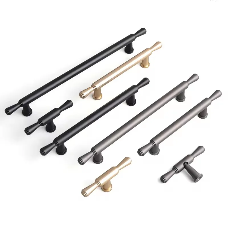 سبائك الألومنيوم الأثاث مقبض المطبخ تخزين غرفة مقبض كابينة غرفة النوم خزانة درج منضدة الزينة مقبض خزانة الأحذية