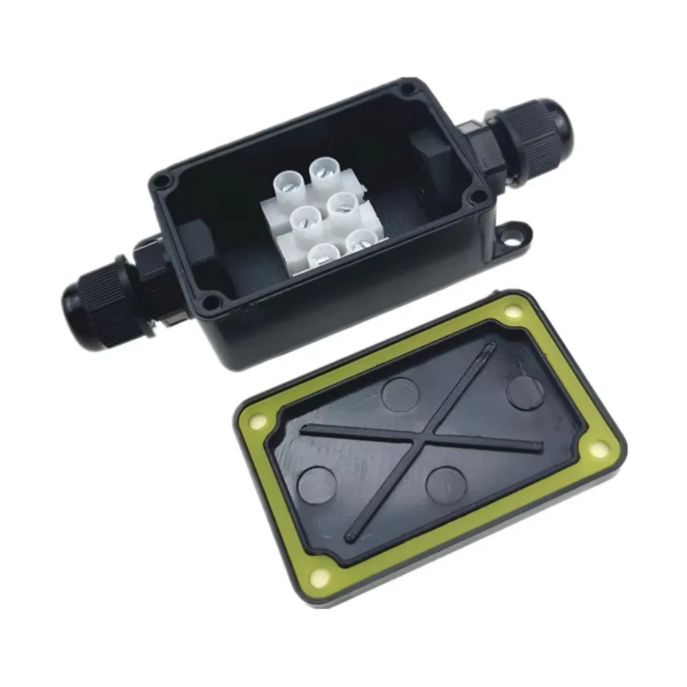 IP66 Junction Box 2-Way 3-Way Sealed Waterproof Electrical Cable Box 3mm-6.5mm Dustproof Cable Connector Security Cameras