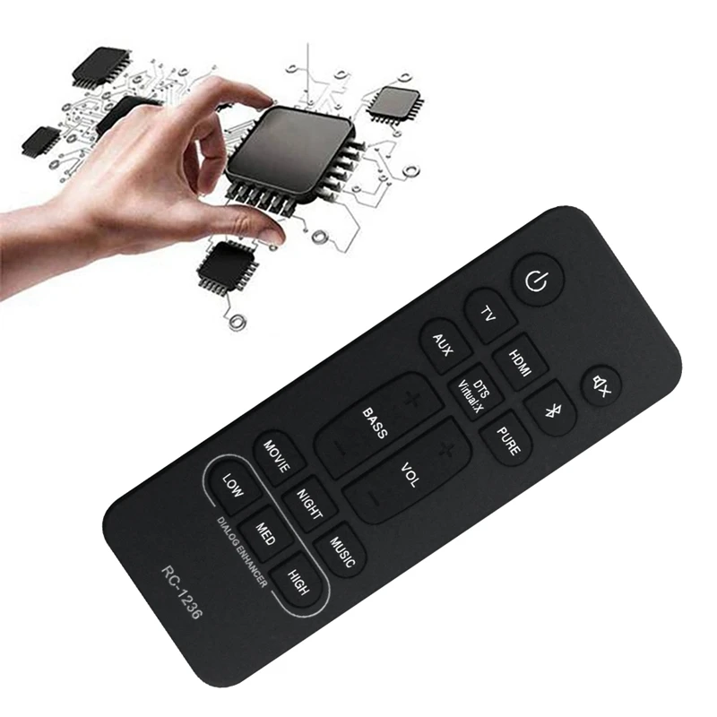 Denon 홈 시어터 사운드 바 시스템 RC1236 DHT-S216 DHTS216 DHT-S216H DHTS216H 용 RC-1236 리모콘 교체