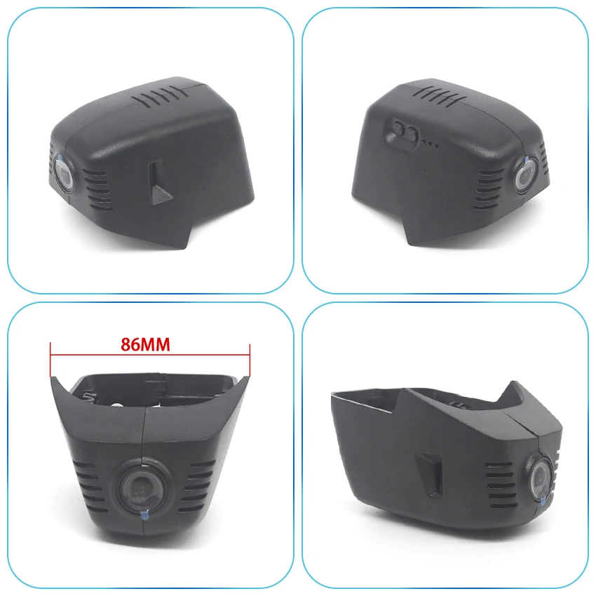 Car Dvr Recorder For Volkswagen 86mm VW Tiguan 2 II mk2 2er Tayron Touran Tharu Taos Caddy Passat Golf VW19-E, 4K 2160P Dash Cam