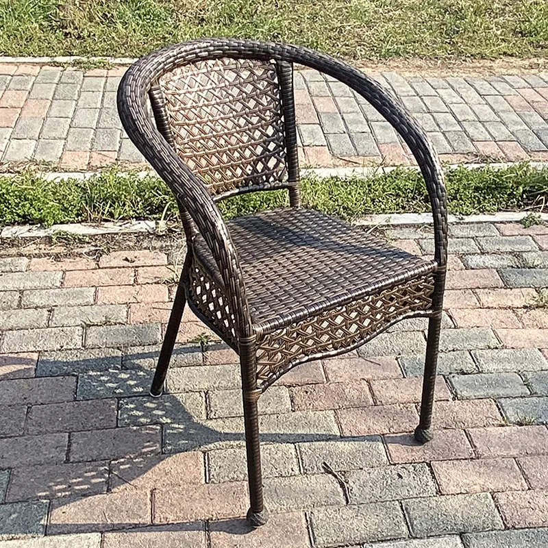 [Carefully Selected] Rattan chair, rattan woven chair, stool, backrest chair, office , craft leisure handmade woven office