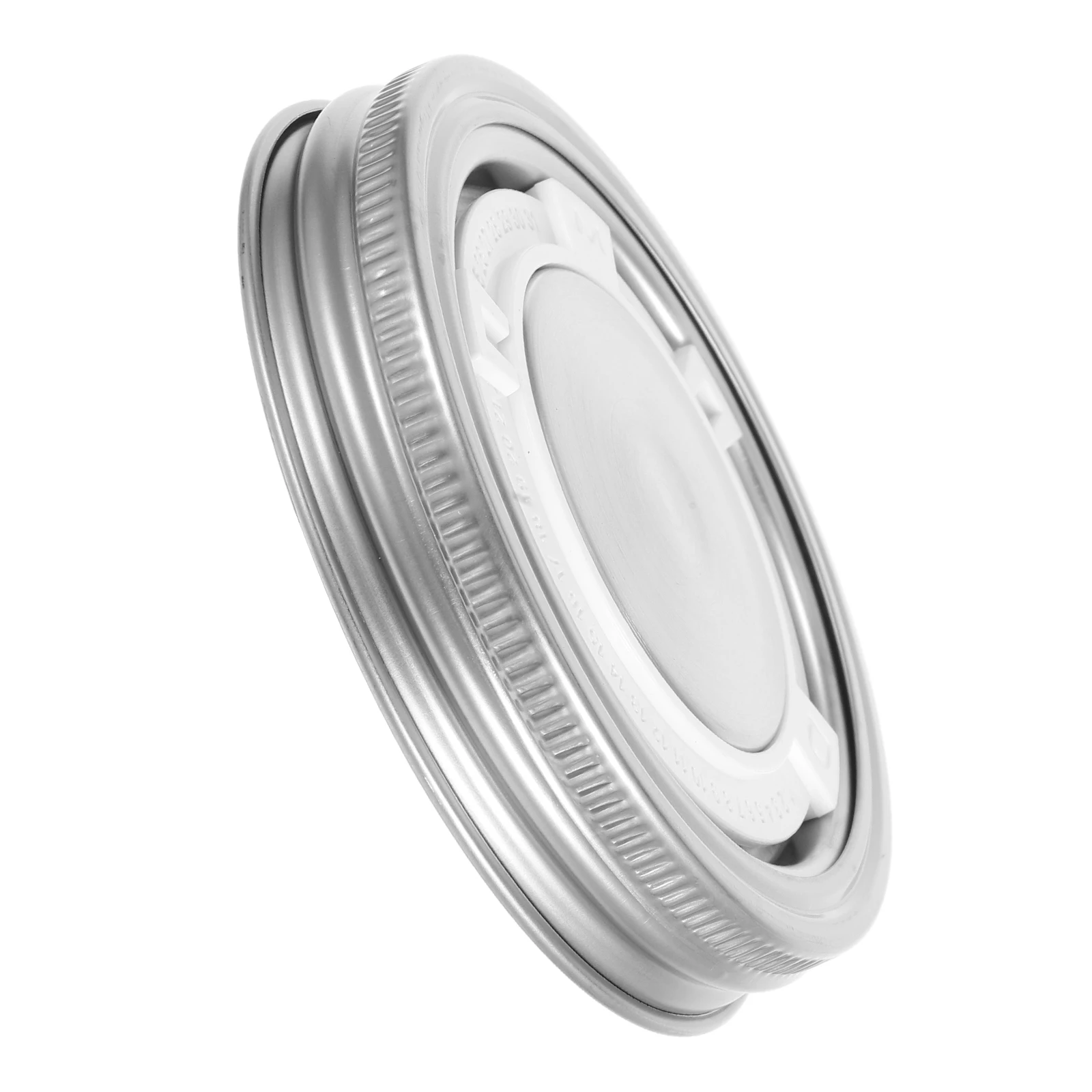 

1set Stainless Steel Mason Jar Timing Lids Wide Mouth Canning Accessories Food Storage Jar Covers with Timer for for mason
