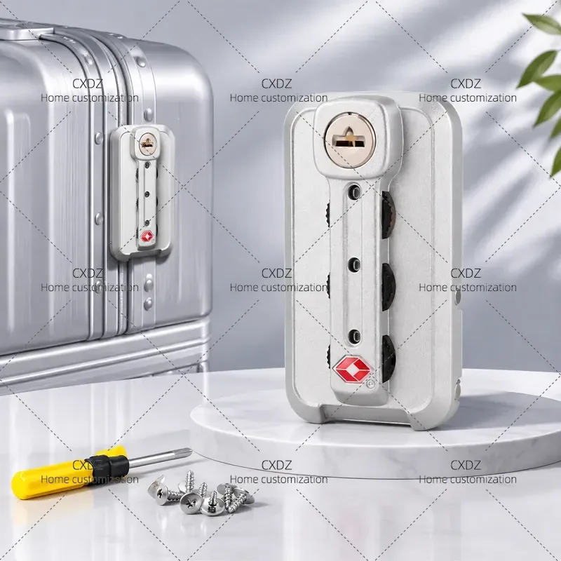 TSA007 Replacement Lock for Luggage Trolley Case Aluminum Frame Suitcase Anti-theft Password Lock Accessories Repair Parts