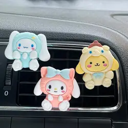 Anime Hello Kitty Car aromatherapy cute Kuromi My Melody Cinnamoroll Car air outlet decoration kawaii cartoon Car accessories