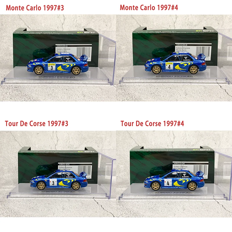 دييكاست 1:43 مقياس امبريزا 1997 سباق السيارات سبيكة سيارة نموذج الكبار جمع الديكور دمى هدايا عرض ثابت #1