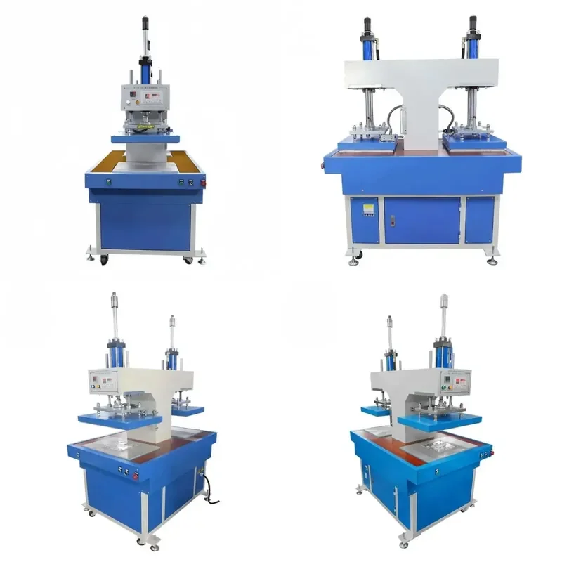 2026 hot sale 400*400mm Double Head Heat Press Machine Silicone Molding Embosser for Garment Textile Processing