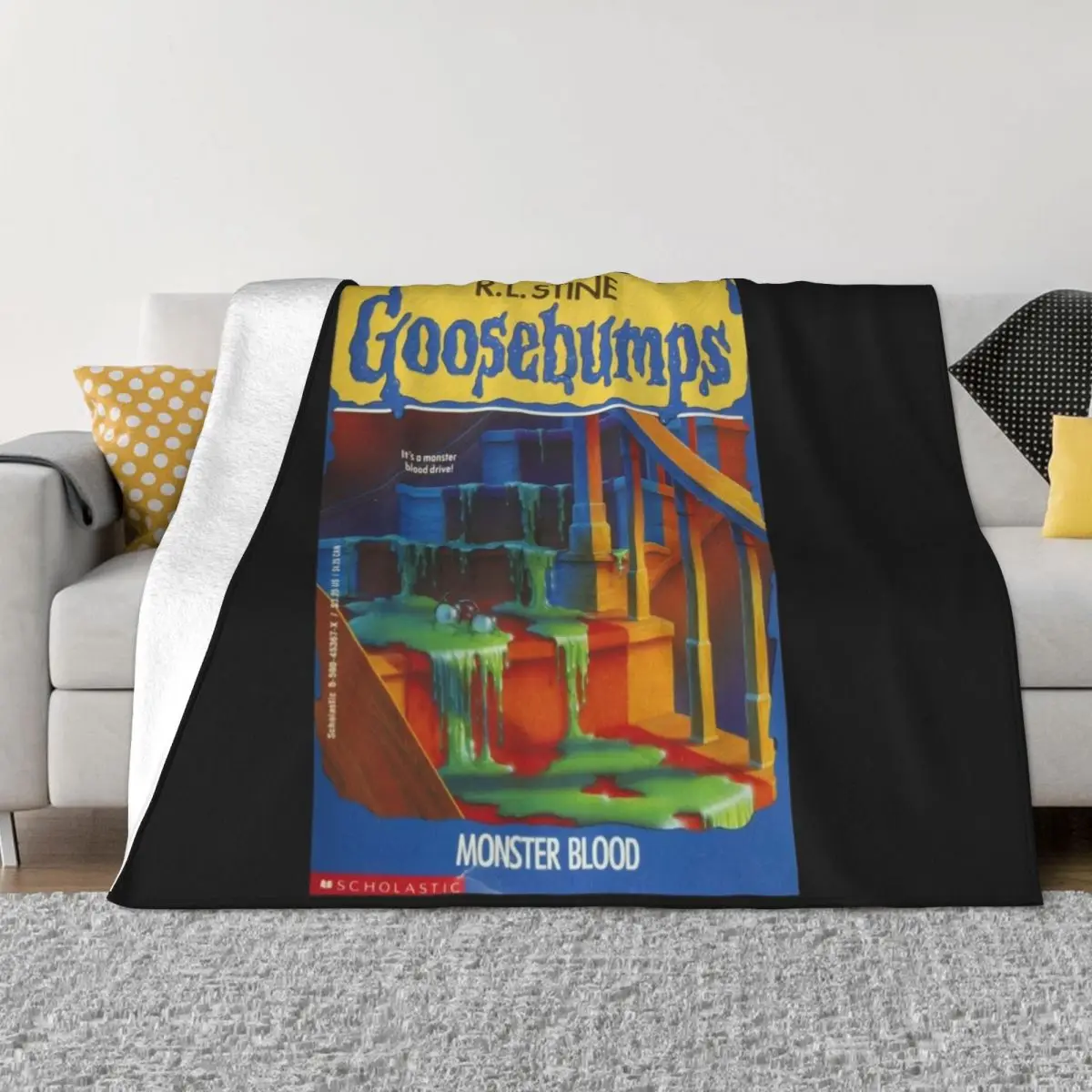 Funny Goosebumps 2 So The Soul Throw Blanket manga For Baby bed plaid Blankets