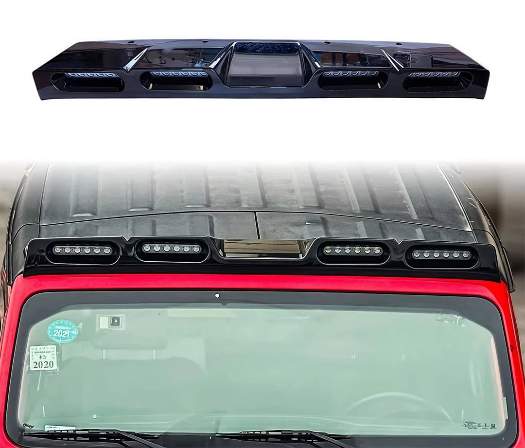 Cars Accessory Liush LED Roof Light for  Wrangler JL 2018-2024 Car Top Roof Light Retrofit Roof Spotlight Factory Price