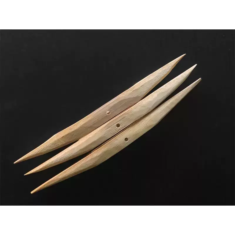 إكسسوارات النسيج المصنوعة يدويًا، مكوك الخيزران والمضرب لكيسي لوم، أدوات نسج الحرير الصينية التقليدية #5