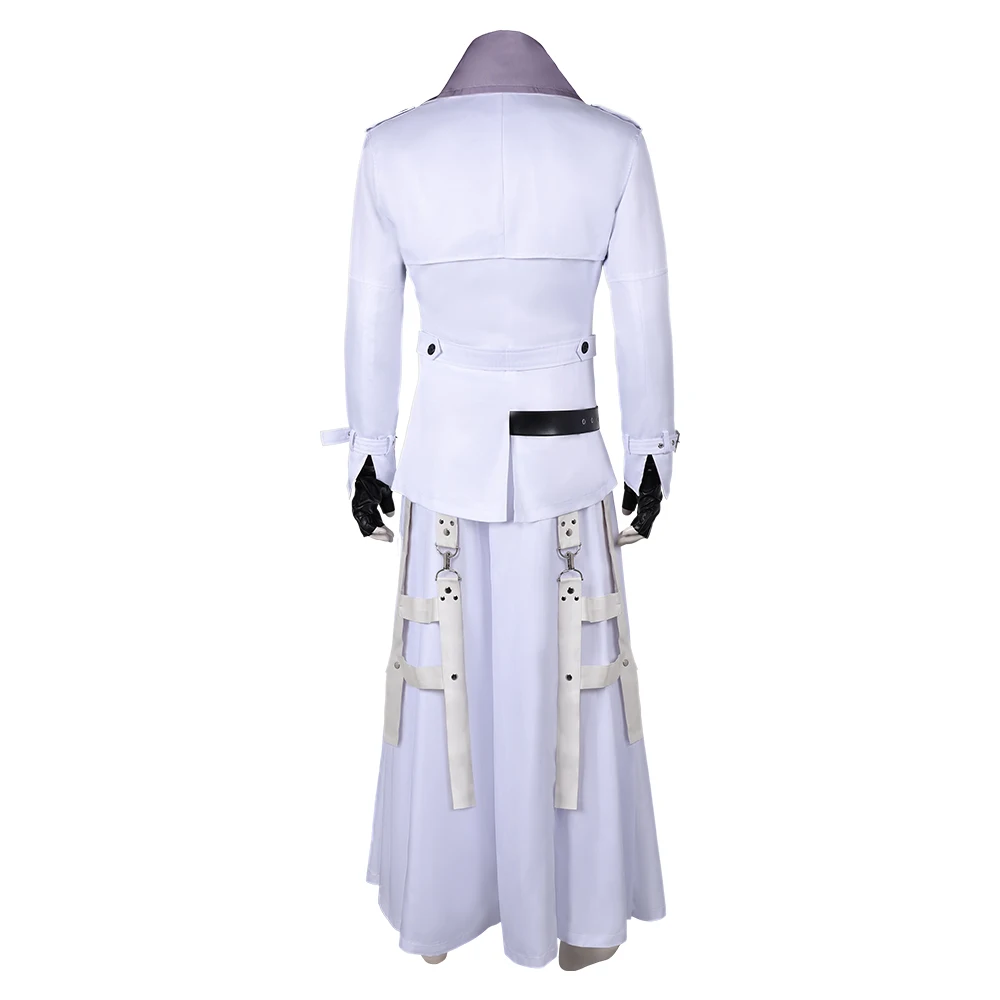 Rufus Shinra Final Fantasy Cosplay Fantasia Game Costume For Adult Men Male Coat Belt Outfits Halloween Carnival Party Role Suit