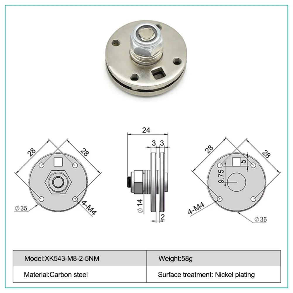 Automation Equipment 2MM Pitch Shaft 5000 Rotation Test Arbitrary Stop Positioning Automation Equipment Accessory As The Picture
