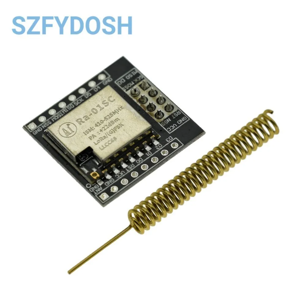 Ra-01 LoRa Wifi bezprzewodowy moduł transmisji Ra-01SC Ra-01SH Ra-01S Ra-01H Lora rozprzestrzenienie moduł widma 433MHZ 868MHZ LLCC68 SPI/UART