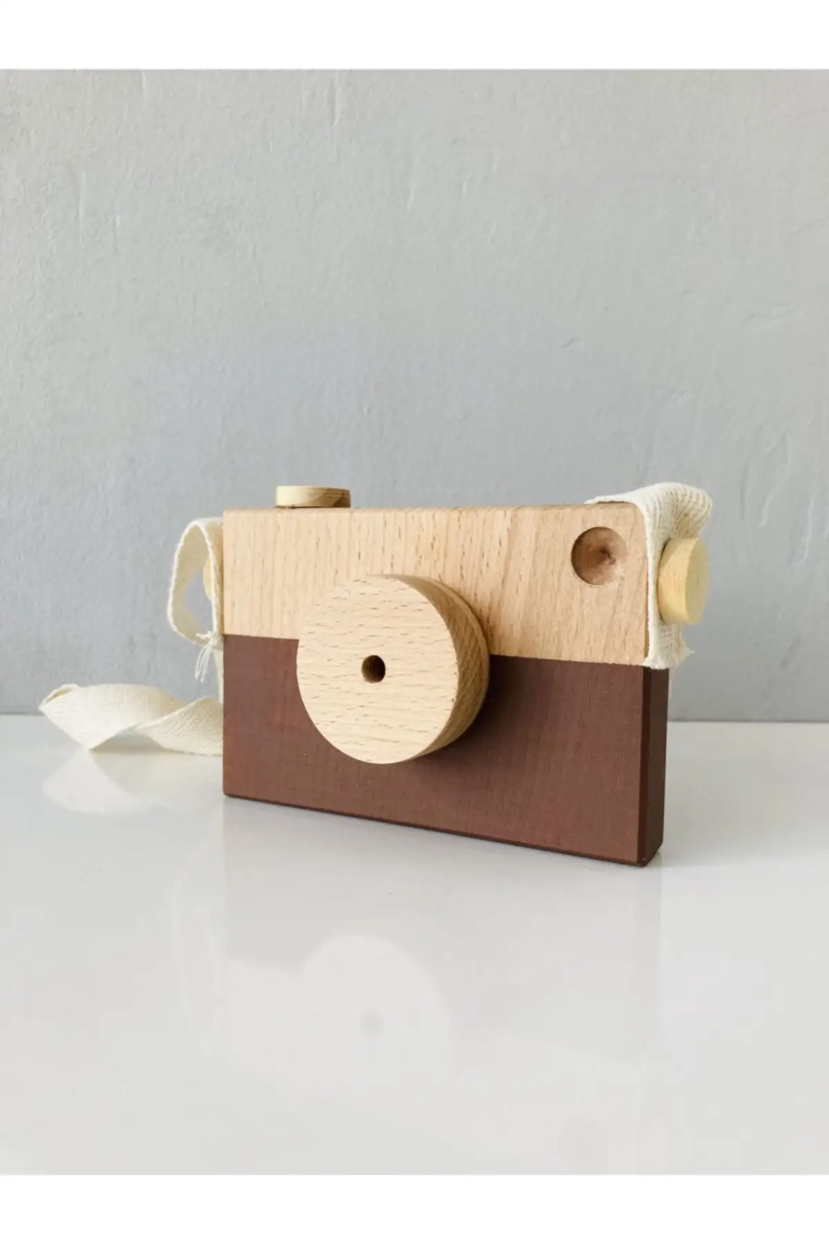 Câmera de madeira-brinquedo-café quente