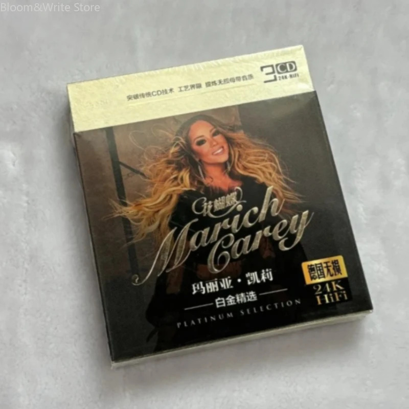 

Классический музыкальный CD-набор Mariah Carey: Greatest Hits, Vision of Love, 3-дисковый виниловый комплект, подарочная коробка