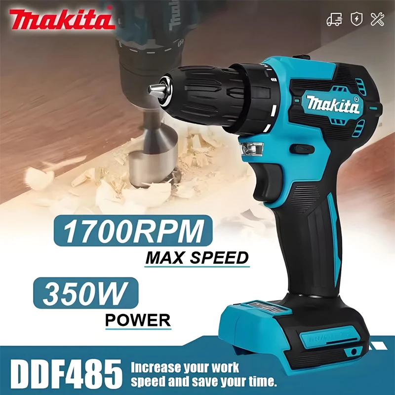 

️Makita DDF485 Brushless Cordless Drill: 18V Power, 1800RPM High - Speed, Compact Electric Tool for Versatile Applications