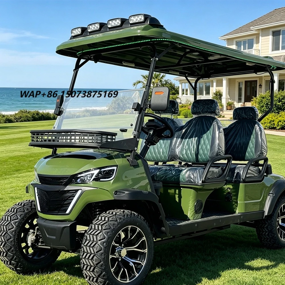 Factory Price Roof Rack Luggage Carrier 4 Seat Electric Shuttle Cart for Hotel Guest