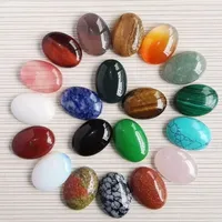 Natural Crystal Quartz Tiger Eye Healing Egg cambered surface Ring Face Jewelry DIY Accessories Creativity