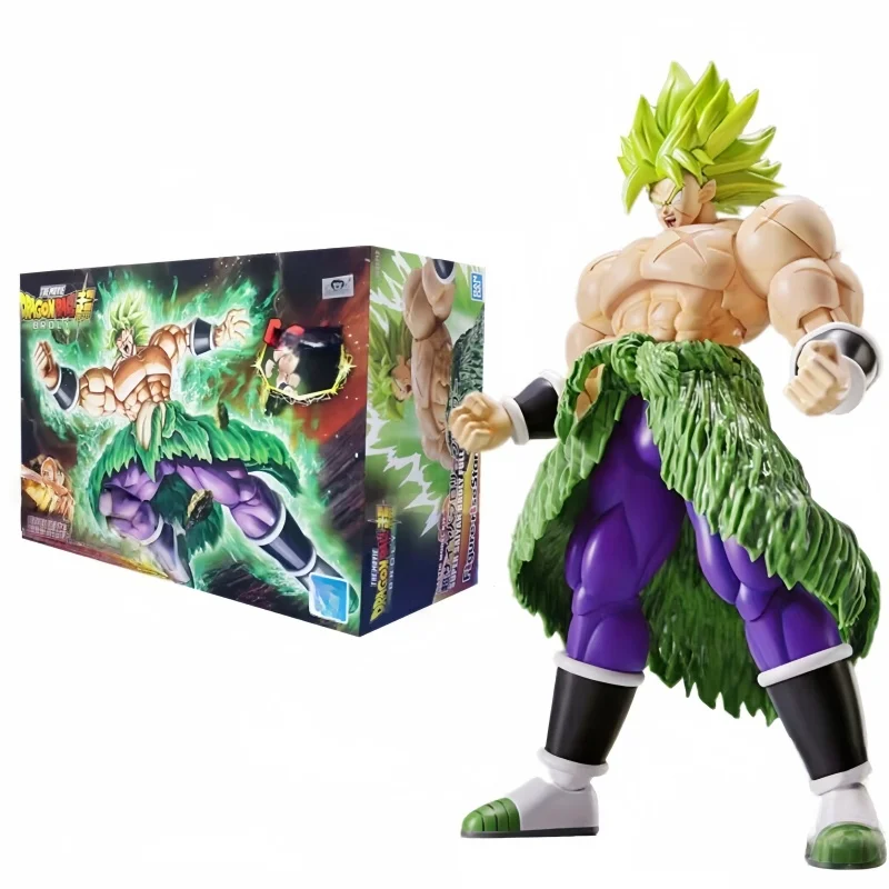 

Bandai Genuine Dragon Ball Model Set Character Rise Standard Broly Full Power Collection Action Character Model Toy