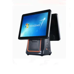15.1inch New Android Windows pos system all in one touch screen pos All In One Pc Pos Terminal scan window function
