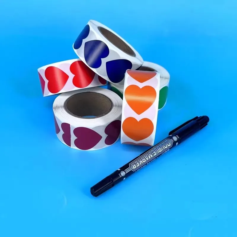 

Фотобумага в форме сердца, разноцветная классификация предметов, бумажная подарочная упаковка, фотобумага 500 шт.