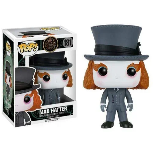 FUNKO POP Alice in the Wonderland Chessur #183 Cat MadHatter #181 Action Figures Model Toy