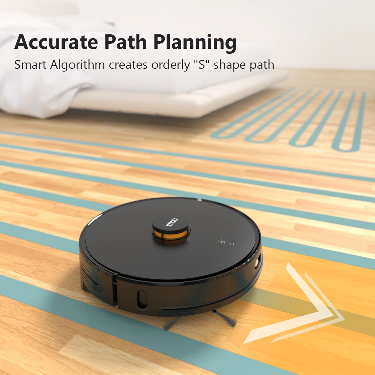 IMOU-Robot aspirador con navegación LiDAR para el hogar, aspiradora con mopa y barredora, Recarga Automática de 3L, estación de vaciado automático,