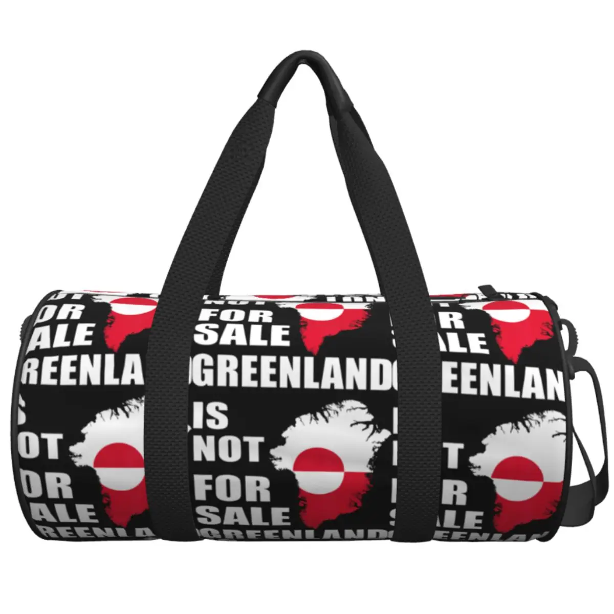 

Men Women Travel Bag Greenland Is Not For Sale Greenland Gym Bag Large Outdoor Design Handbag Graphic Training Sports Bag