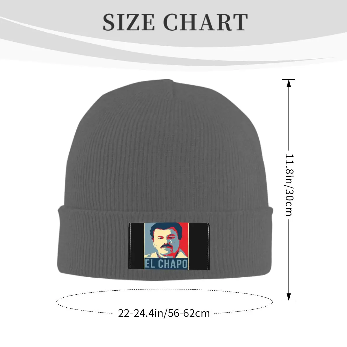 Joaquin El Chapo - Guzman Narcos Crime TV Pablo Escobar Winter Skullies Beanies Hat قبعات منسوجة قبعات بونيه للنساء والرجال
