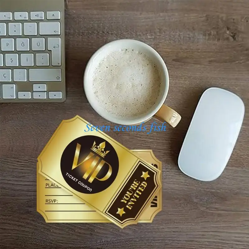 L74B 100pcs cartões convite VIP WETLID