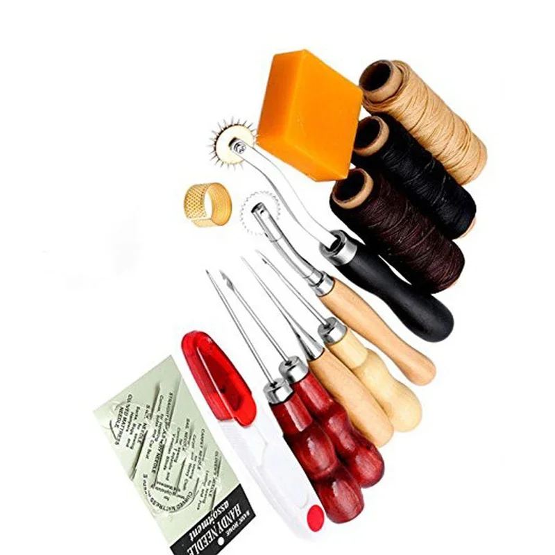 13PCS/SET DIY Sewing Supplies Accessories Tool Leather Craft Hand Stitching Sewing Tool Drop Shipping 2018