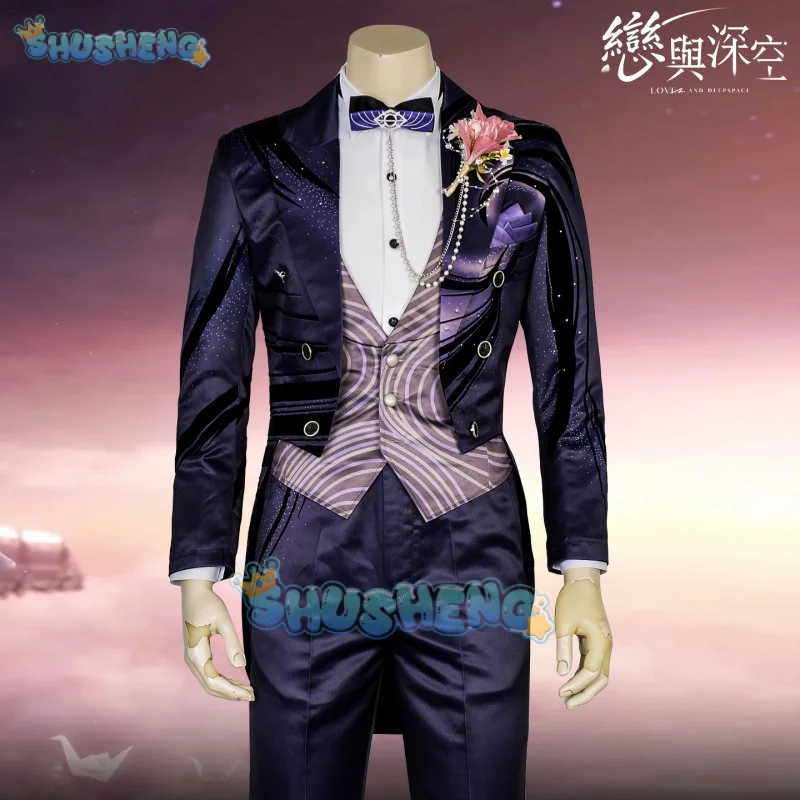 

Love And Deepspace Caleb Cosplay Costume Uniform Halloween Carnival Party Christmas Play Role Clothes