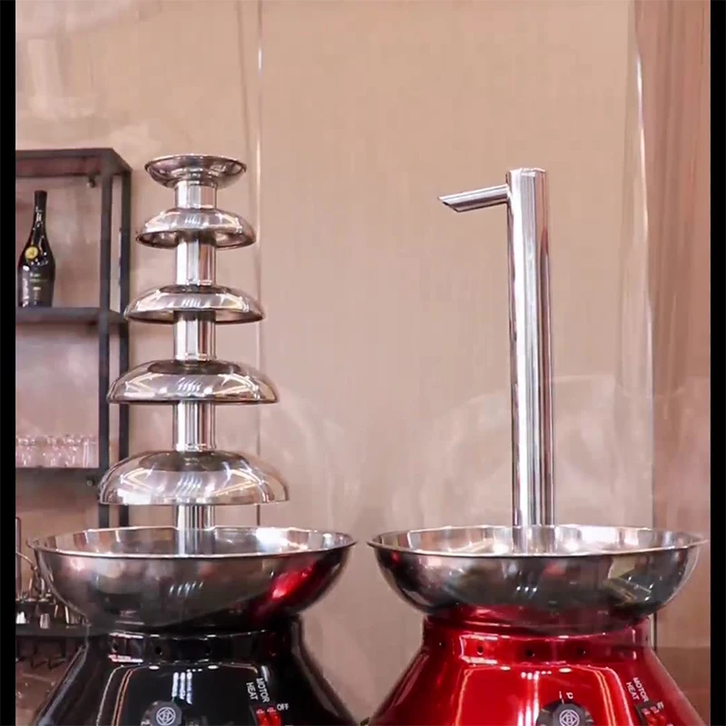 Commercial Chocolate Fountain Machine for Buffet Restaurants, Hotels, Ice Cream Shops, and Birthday Displays