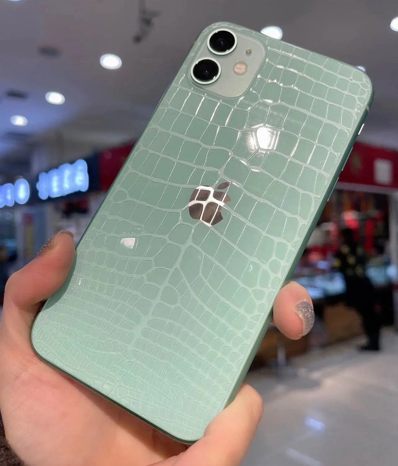 2Pcs Crocodile Pattern Back Soft Clear Hydrogel Film For iPhone 16 15 14 Plus 13 12 mini 11 Pro X XS Max XR Screen Protector