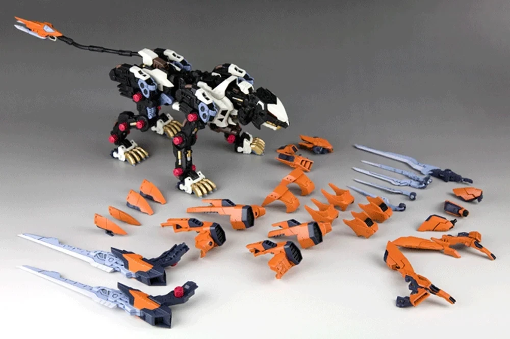 متوفر في المخزون KOTOBUKIYA ZOIDS HMM026 ZD143 RZ-041 LIGER ZERO SCHNEIDER MARKING PLUS Ver. تجميع النموذج 1/72 نموذج رئيسي عالي الجودة