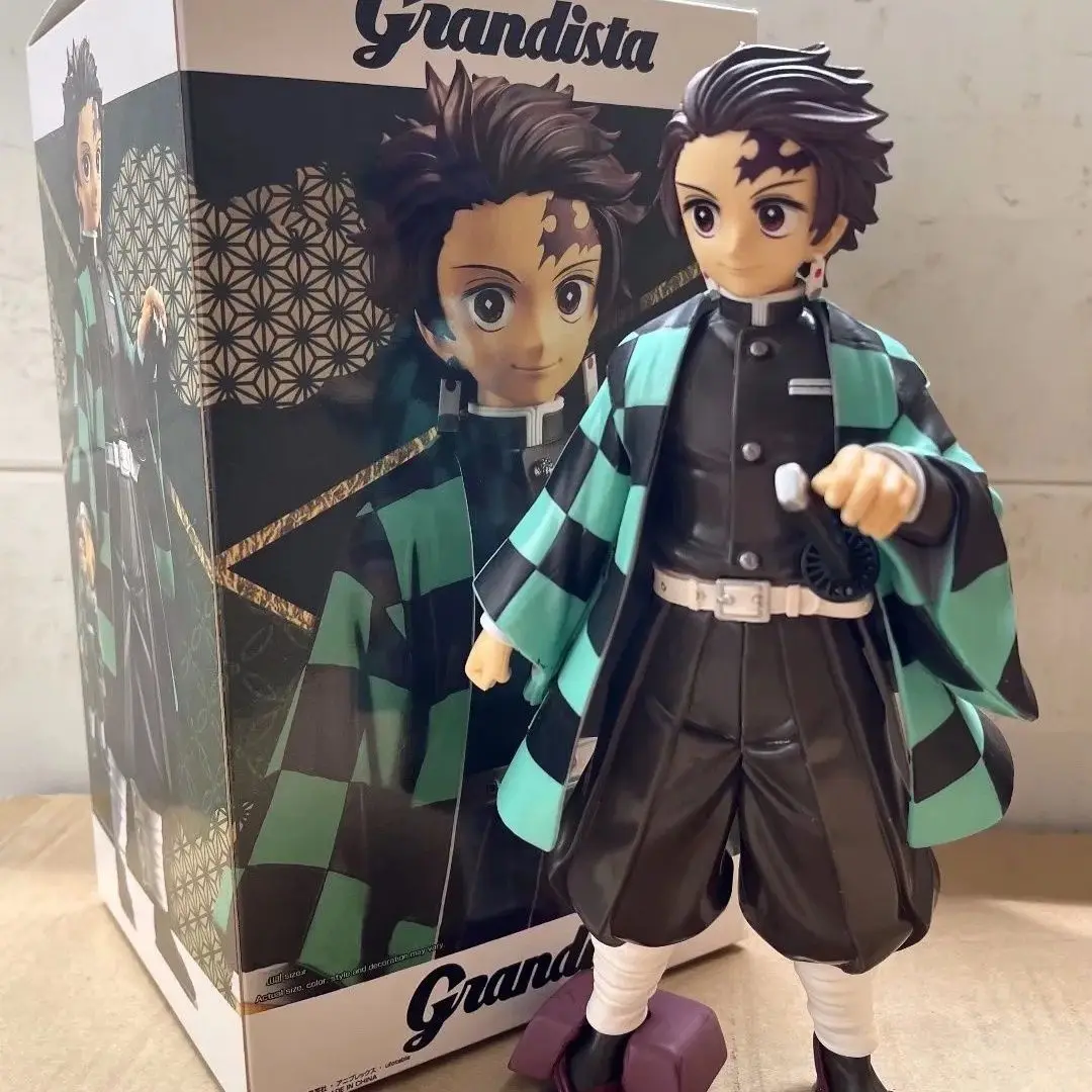 Demon Slayer Grandista Tanjiro Kamado Zenitsu Agatsuma Anime Character Figurine Collectible Model Gift Action Figure