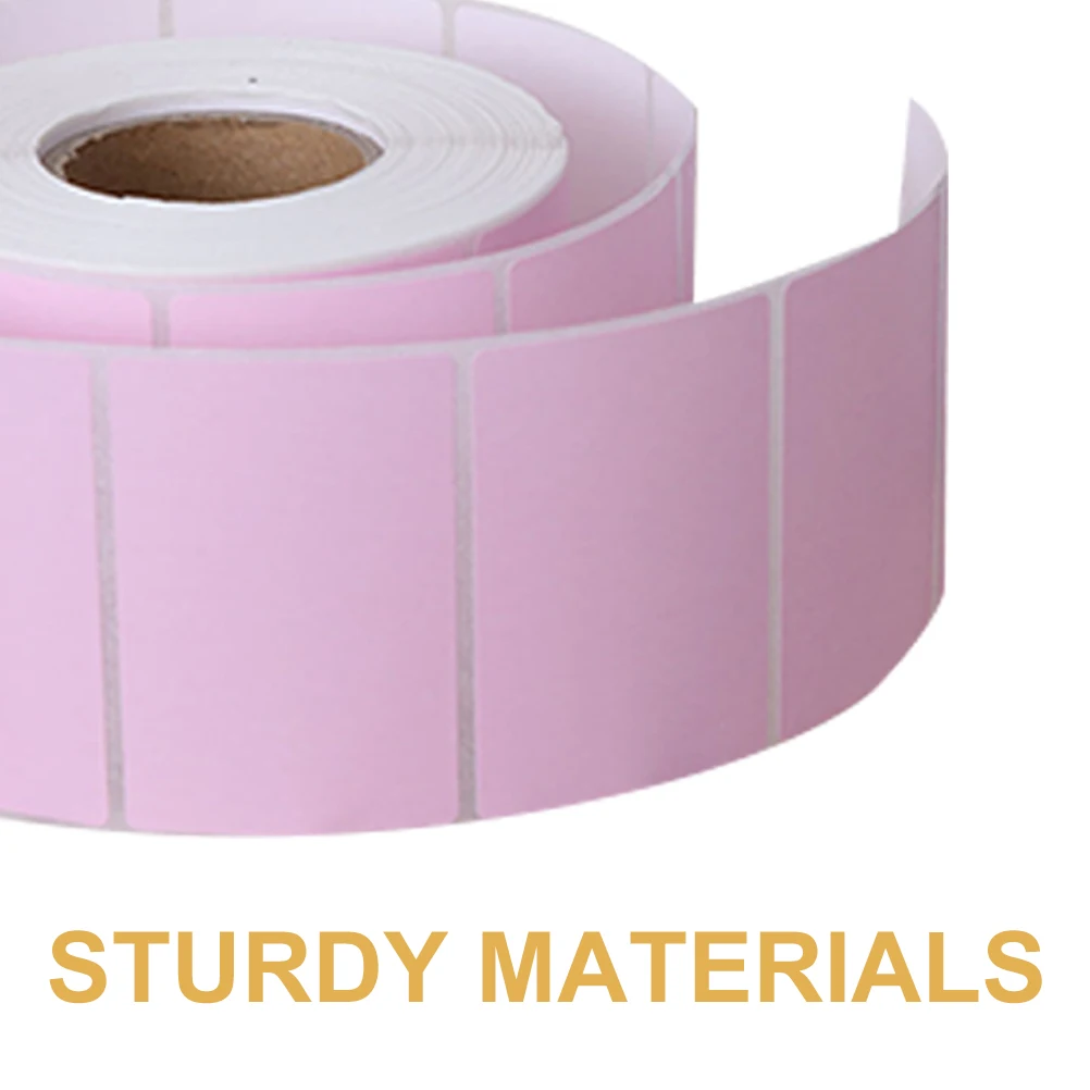 

2 Rolls Self Adhesive Thermal Labels Blank Express Stickers Shipping Price Tags Rain Resistant Address Barcode Paper Rectangular