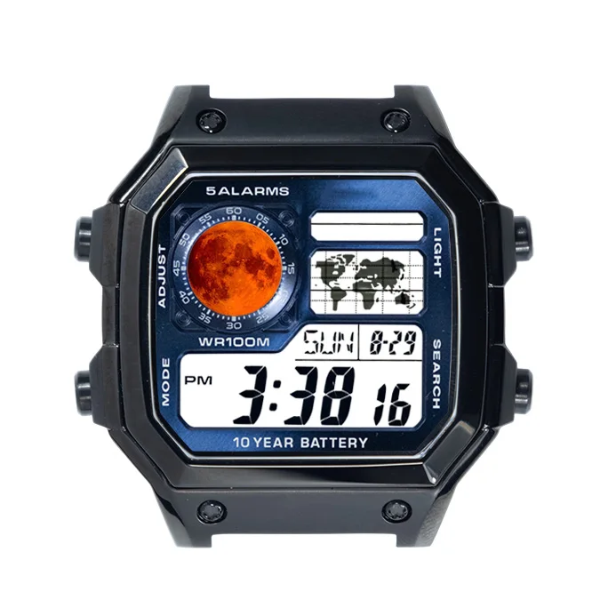 For Casio AE1200 Watch Screen Sticker High Definition 39 Style Various Styles Decal Royale Mod Watch Accessories view 6