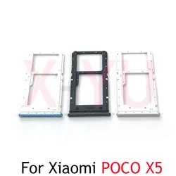 Adaptador de bandeja de ranura para tarjeta SIM para Xiaomi POCO X5 / X5 Pro, toma de lector Dual individual